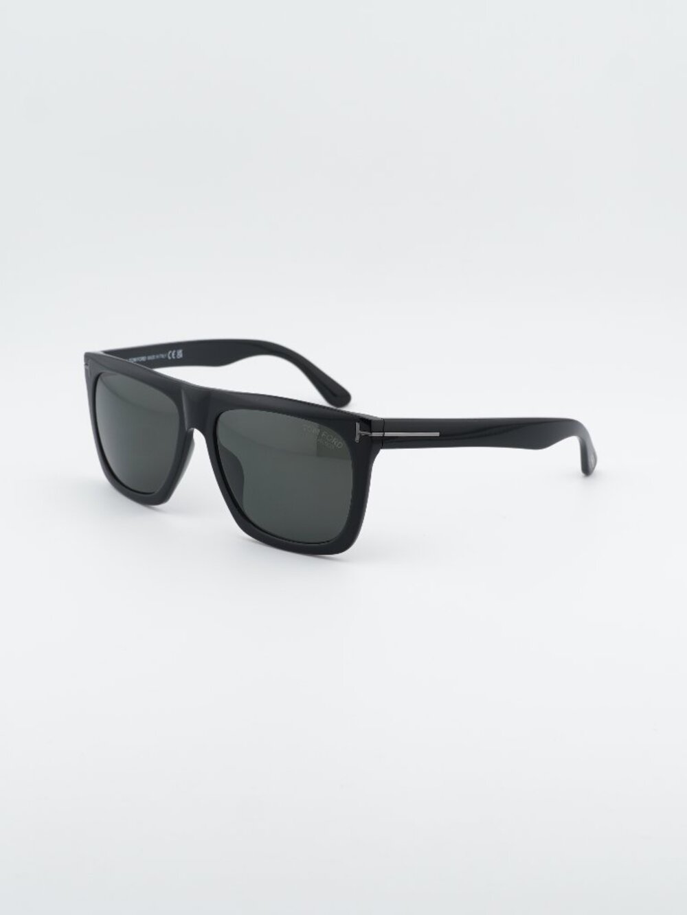 Tom Ford Morgan FT0513-N 01D Sunglasses Black Square Frame, Polarized Lenses